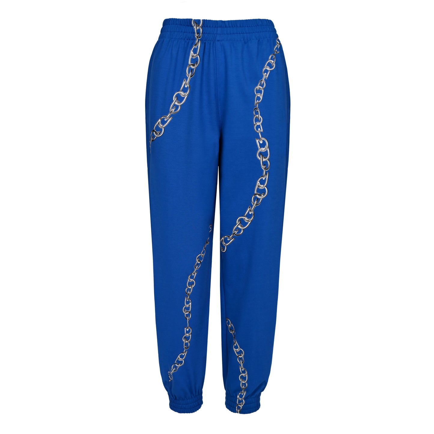 .chain. blue tracksuit pants