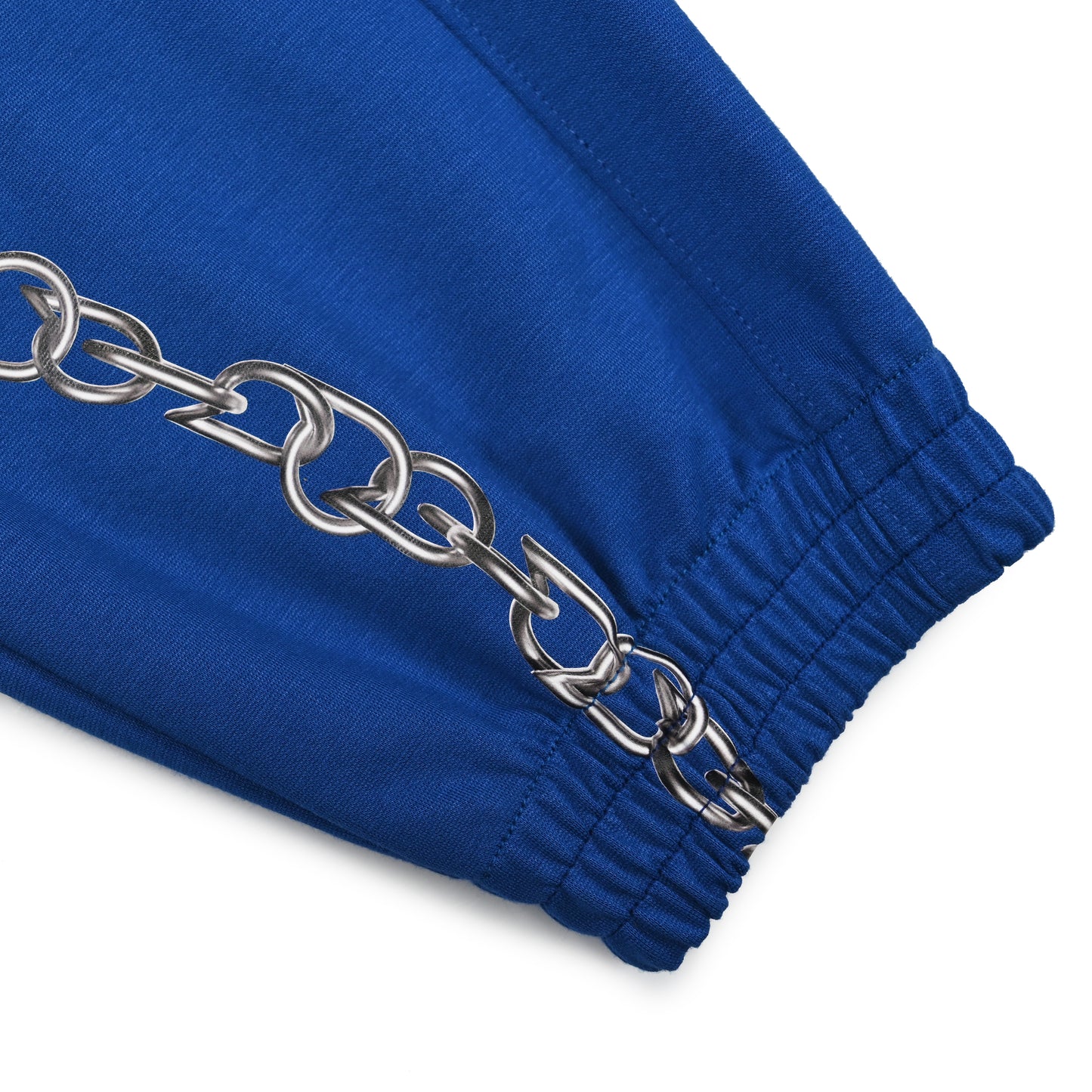 .chain. blue tracksuit pants